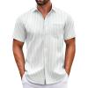 Green Stripe-white