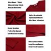 imageCOOFANDY Men 2 Pack Muscle Fitted T Shirt Gym Workout Athletic Long Sleeves TeeTrue Red