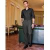 imageCOOFANDY Men Classic Fit Dress Pant Casual Flat Front Pant Expandable Waist Suit PantDark Grey