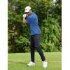 imageCOOFANDY Men Golf Polo Shirts Short Sleeve Dry Fit Moisture Wicking Shirts Casual Collared Athletic TeesNavy