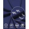 imageCOOFANDY Men Golf Polo Shirts Short Sleeve Dry Fit Moisture Wicking Shirts Casual Collared Athletic TeesNavy Blue