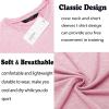 imageCOOFANDY Men Muscle Workout T Shirt Gym Bodybuilding Active Short Sleeve Tee Top BlackOne Piece Pink