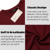 imageCOOFANDY Men Muscle Workout T Shirt Gym Bodybuilding Active Short Sleeve Tee Top BlackTwo Pack Wine RedBlue
