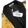 imageCOOFANDY Men Shiny Sequin Blazer Tuxedo Party Dinner Prom One Button Suit JacketPat4