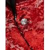 imageCOOFANDY Men Shiny Sequin Blazer Tuxedo Party Dinner Prom One Button Suit JacketRed2