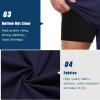 imageCOOFANDY Men Swim Trunk with Compression Liner 2 in 1 Swimwear Bathing Suit Quick Dry Board ShortNavy Blue