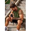 imageCOOFANDY Mens 2 Pack Workout Hooded Tank Tops Bodybuilding Muscle Cut Off T Shirt Sleeveless Gym HoodiesWhitegreen