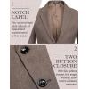 imageCOOFANDY Mens Blazer Casual Slim Fit Sport Coats Two Button Lightweight Suit JacketKhaki