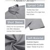imageCOOFANDY Mens Button Down Shirt Short Sleeve Casual Shirt for Men Summer Business Casual Dress ShirtGrey