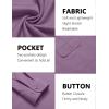 imageCOOFANDY Mens Casual Button Down Shirts Long Sleeve WrinkleFree Shirt Lightweight Shirt JacketPurple