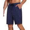 imageCOOFANDY Mens Casual Drawstring Shorts Lightweight Elastic Waist Walking Shorts with PocketsNavy Anchor