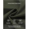 imageCOOFANDY Mens Casual Shorts Cotton Elastic Waist Drawstring Shorts Lightweight Summer Beach ShortsArmy Green