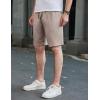 imageCOOFANDY Mens Casual Shorts Stretch Drawstring Summer Beach Shorts Chino Golf Shorts with PocketsChampagne