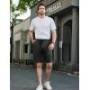 imageCOOFANDY Mens Casual Shorts Stretch Drawstring Summer Beach Shorts Chino Golf Shorts with PocketsDeep Green