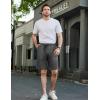 imageCOOFANDY Mens Casual Shorts Stretch Drawstring Summer Beach Shorts Chino Golf Shorts with PocketsDeep Grey