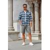 imageCOOFANDY Mens Casual Shorts Stretch Drawstring Summer Beach Shorts Chino Golf Shorts with PocketsGrey