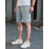 imageCOOFANDY Mens Casual Shorts Stretch Drawstring Summer Beach Shorts Chino Golf Shorts with PocketsLight Blue