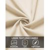 imageCOOFANDY Mens Casual Summer Beach Shirt Short Sleeve Button Down Shirt Vacation Wedding Shirt Linen Textured ShirtsBeige