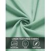 imageCOOFANDY Mens Casual Summer Beach Shirt Short Sleeve Button Down Shirt Vacation Wedding Shirt Linen Textured ShirtsIce Green