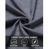 imageCOOFANDY Mens Casual Summer Beach Shirt Short Sleeve Button Down Shirt Vacation Wedding Shirt Linen Textured ShirtsNavy Blue