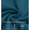 imageCOOFANDY Mens Cotton Sweatpants Open Bottom Lounge Pants Lightweight Casual Jogger Pants with PocketsNavy Ocean Blue