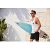 imageCOOFANDY Mens Floral Tank Top Sleeveless Tees All Over Print Casual Sport TShirts Hawaii Beach Vacation2 PackwhiteDark Gray