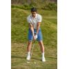 imageCOOFANDY Mens Golf Shorts 8 Inch Lightweight Quick Dry Casual Dress Shorts Hiking Travel Shorts with PocketsLight Blue