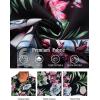 imageCOOFANDY Mens Hawaiian Shirts Short Sleeve Floral Button Down Shirt Tropical Casual Summer Beach ShirtsBlack  Pink  Floral