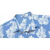 imageCOOFANDY Mens Hawaiian Tropical Shirt Short Sleeve Casual Button Down Floral Summer Beach Shirts with PocketBluewhite Flowers