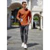 imageCOOFANDY Mens Henley Shirts Long Sleeve Basic Pullover Shirt Lightweight Button TShirtsCaramel