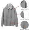 imageCOOFANDY Mens Hoodies Pullover Casaul Long Sleeve Drawstring Waffle Knit Hooded Sweatshirt with Kanga PocketGrey