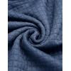 imageCOOFANDY Mens Hoodies Pullover Casaul Long Sleeve Drawstring Waffle Knit Hooded Sweatshirt with Kanga PocketGrey Blue