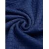 imageCOOFANDY Mens Hoodies Pullover Casaul Long Sleeve Drawstring Waffle Knit Hooded Sweatshirt with Kanga PocketRoyal Blue