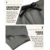 imageCOOFANDY Mens Joggers Drawstring Jogger Sweatpants with Zipper Pockets Lightweight Slim Fit Athletic Track PantsBlack  Dark Gray