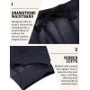 imageCOOFANDY Mens Joggers Drawstring Jogger Sweatpants with Zipper Pockets Lightweight Slim Fit Athletic Track PantsBlack  Navy Blue