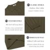 imageCOOFANDY Mens Knit Polo Shirt Casual Long Sleeve Polo Sweater Dress Collar Polo Classic Golf ShirtsOlive Green