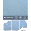 imageCOOFANDY Mens Knit Shirts Short Sleeve Button Down Shirt Casual Summer Beach ShirtLight Blue