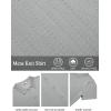 imageCOOFANDY Mens Knit Shirts Short Sleeve Button Down Shirt Casual Summer Beach ShirtLight Gray