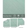 imageCOOFANDY Mens Knit Shirts Short Sleeve Button Down Shirt Casual Summer Beach ShirtLight Green