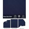 imageCOOFANDY Mens Knit Shirts Short Sleeve Button Down Shirt Casual Summer Beach ShirtNavy Blue