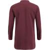 imageCOOFANDY Mens Linen Henley Shirts Long Sleeve Collarless TShirts Longline Kurta Beach Shirts with PocketWine Red