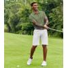 imageCOOFANDY Mens Polo Shirt Short Sleeve Moisture Wicking QuickDry Golf Polo Athletic Tennis Collared TShirtsArmy Green