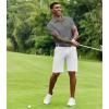 imageCOOFANDY Mens Polo Shirt Short Sleeve Moisture Wicking QuickDry Golf Polo Athletic Tennis Collared TShirtsDark Grey