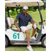imageCOOFANDY Mens Polo Shirt Short Sleeve Moisture Wicking QuickDry Golf Polo Athletic Tennis Collared TShirtsNavy Blue