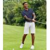 imageCOOFANDY Mens Polo Shirt Short Sleeve Moisture Wicking QuickDry Golf Polo Athletic Tennis Collared TShirtsNavy Blue