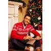 imageCOOFANDY Mens Quarter Zip Up Sweaters Slim Fit Lightweight Mock Neck Pullover Casual Polo SweatersChristmas Red