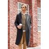 imageCOOFANDY Mens Quarter Zip Up Sweaters Slim Fit Lightweight Mock Neck Pullover Casual Polo SweatersDark Khaki