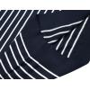 imageCOOFANDY Mens Quarter Zip Up Sweaters Slim Fit Lightweight Mock Neck Pullover Casual Polo SweatersStripewhite Navy