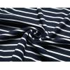 imageCOOFANDY Mens Quarter Zip Up Sweaters Slim Fit Lightweight Mock Neck Pullover Casual Polo SweatersStripewhite Navy