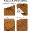 imageCOOFANDY Mens Short Cargo Pants Casual Stretchy Shorts Work Utility Shorts with Pockets